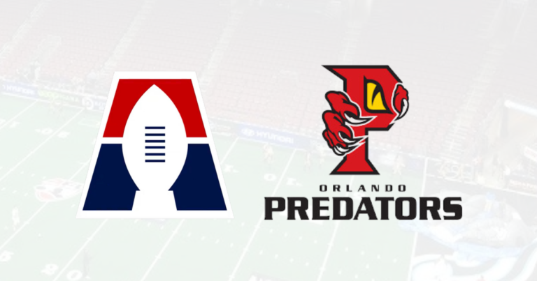 Arena Football One logo and Orlando Predators logo